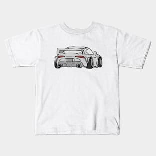 back to real super car Kids T-Shirt